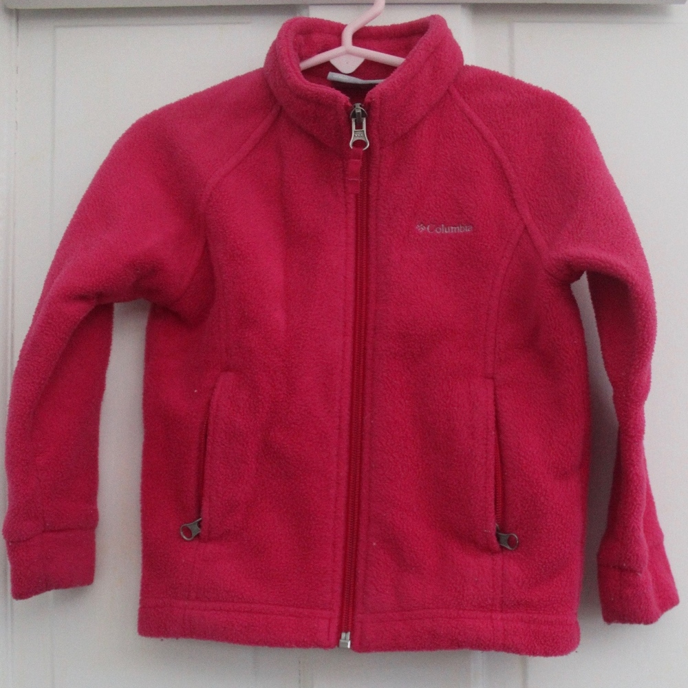 Columbia Pink Zip up Sweatshirt 3t